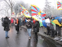 Foto fra demonstration